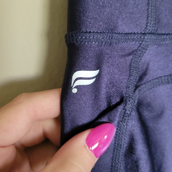 NWOT Fabletics Oasis PureLuxe High Waisted Legging 7/8 in ABYSS - Picture 6 of 10
